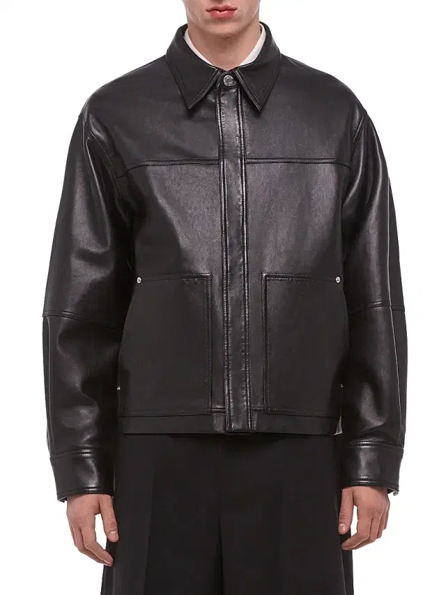 Helmut Lang Men's Leather Jacket - Black