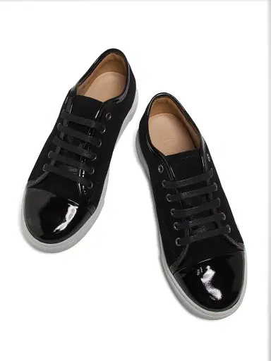 Lanvin Women's Dbb1 Leather Sneakers | Thumbnail 4 Lanvin Women's Dbb1 Leather Sneakers | Thumbnail 4