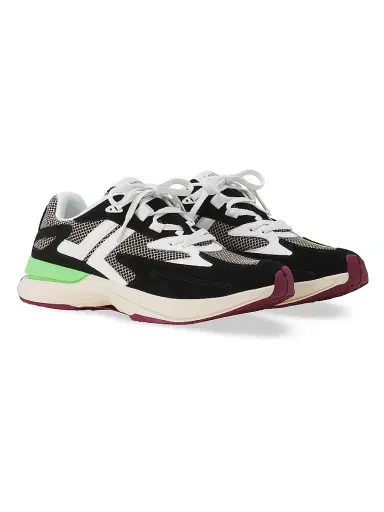 Lanvin JLA Mesh Sneakers - Black Green | Thumbnail 2