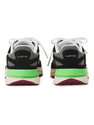 Lanvin JLA Mesh Sneakers - Black Green | Thumbnail 4