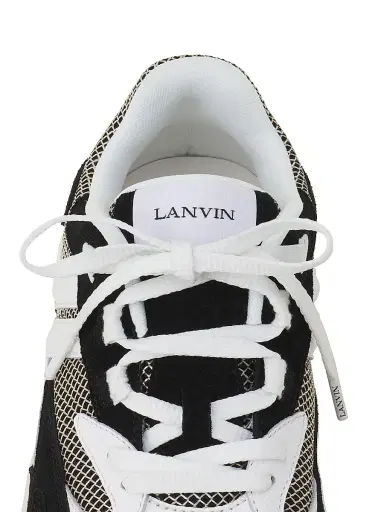 Lanvin JLA Mesh Sneakers - Black Green | Thumbnail 6