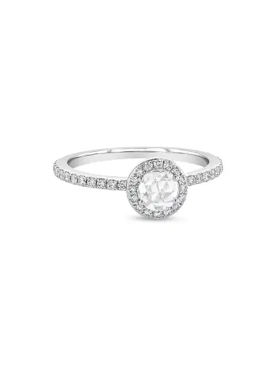 64 Facets Women's Scallop 18K White Gold & 0.73 TCW Diamond Solitaire Ring - White Gold | Thumbnail 1