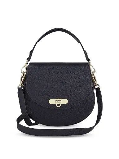 GiGi New York Women's Sophia Textured Leather Saddle Bag | Thumbnail 1