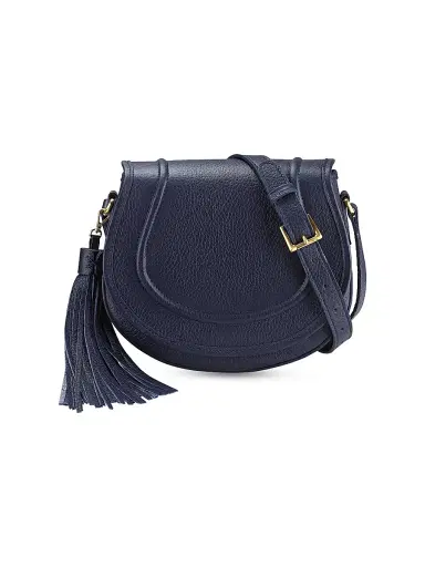 GiGi New York Women's Jenni Pebble Leather Saddle Bag | Thumbnail 1