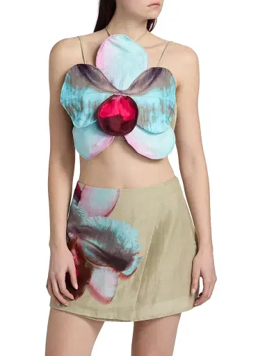 Amur Women's Maisie 3D Orchid Top | Thumbnail 3