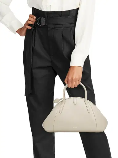 Alaïa Women's Leather Top Handle Bag - Beige Grise | Thumbnail 2 Alaïa Women's Leather Top Handle Bag - Beige Grise | Thumbnail 2