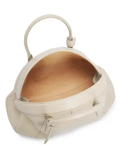 Alaïa Women's Leather Top Handle Bag - Beige Grise | Thumbnail 4 Alaïa Women's Leather Top Handle Bag - Beige Grise | Thumbnail 4