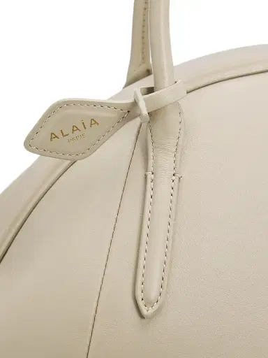 Alaïa Women's Leather Top Handle Bag - Beige Grise | Thumbnail 5 Alaïa Women's Leather Top Handle Bag - Beige Grise | Thumbnail 5