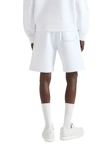 Givenchy Men's Couture Seam Bermuda Shorts in Fleece - White - Size XXL | Thumbnail 4