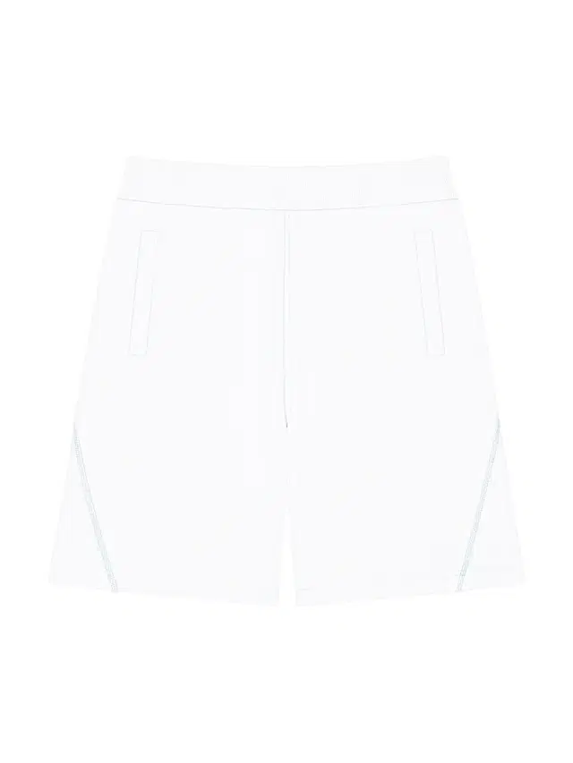 Givenchy Men's Couture Seam Bermuda Shorts in Fleece - White