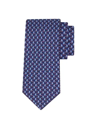 Ferragamo Men's Penguin Silk Tie | Thumbnail 1 Ferragamo Men's Penguin Silk Tie | Thumbnail 1