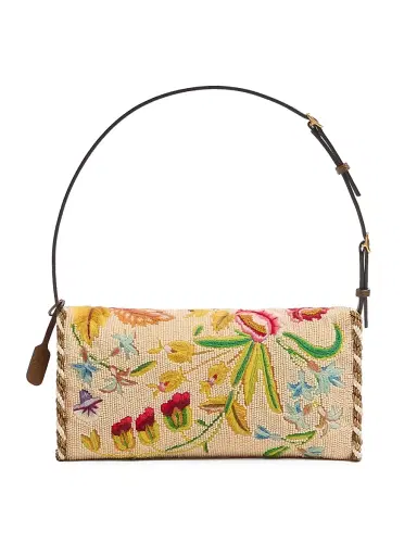 Valentino Garavani Women's Devain Embroidered Shoulder Bag | Thumbnail 2 Valentino Garavani Women's Devain Embroidered Shoulder Bag | Thumbnail 2