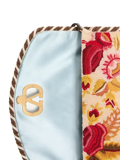 Valentino Garavani Women's Devain Embroidered Shoulder Bag | Thumbnail 5 Valentino Garavani Women's Devain Embroidered Shoulder Bag | Thumbnail 5