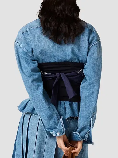 Miu Miu Women's Denim Shirt - Blue - Size 10 | Thumbnail 3 Miu Miu Women's Denim Shirt - Blue - Size 10 | Thumbnail 3