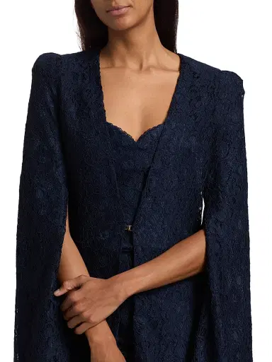 Chiara Boni La Petite Robe Women's Ewelin Lace Blazer | Thumbnail 6 Chiara Boni La Petite Robe Women's Ewelin Lace Blazer | Thumbnail 6