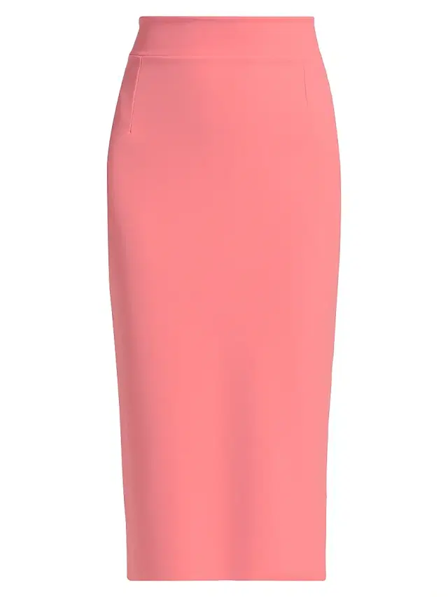 Chiara Boni La Petite Robe Women's Lumi Jersey Pencil Skirt - Sorbet