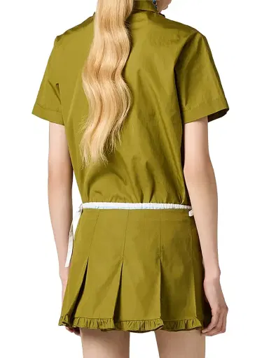 Miu Miu Women's Poplin Shirt | Thumbnail 3