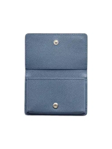 Prada Men's Saffiano Leather Card Holder | Thumbnail 2 Prada Men's Saffiano Leather Card Holder | Thumbnail 2