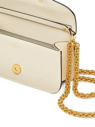 Valentino Garavani Women's Locò Shoulder Bag in Calfskin - Light | Thumbnail 6