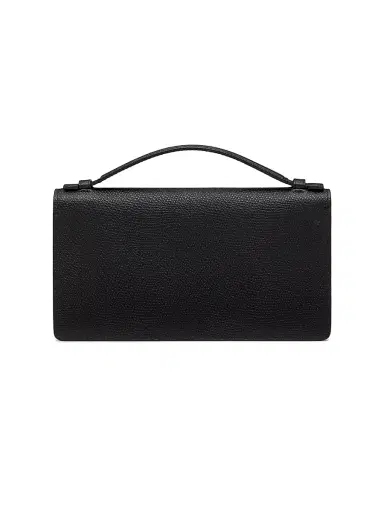 Valentino Garavani Women's VLogo Signature Grainy Calfskin Wallet with Chain - Black | Thumbnail 3 Valentino Garavani Women's VLogo Signature Grainy Calfskin Wallet with Chain - Black | Thumbnail 3