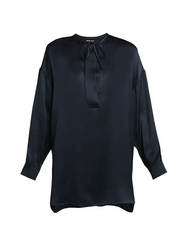 Women's Silk Tieneck Blouse