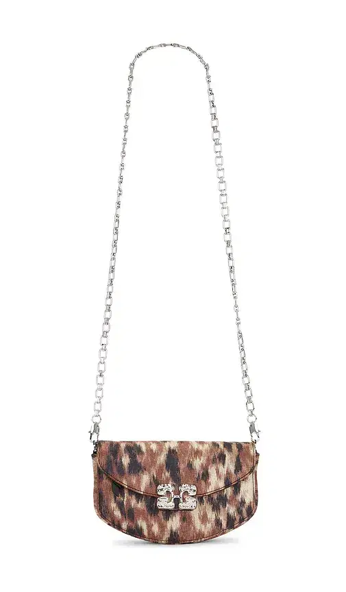 Ganni Lulu Wallet On Chain Taffeta Bag