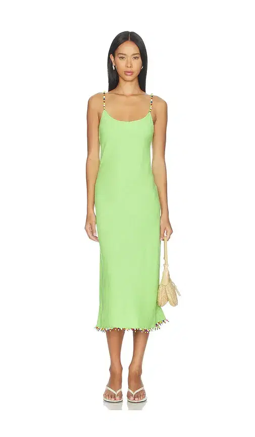 Polo Ralph Lauren Linen Scoop Neck Slip Dress