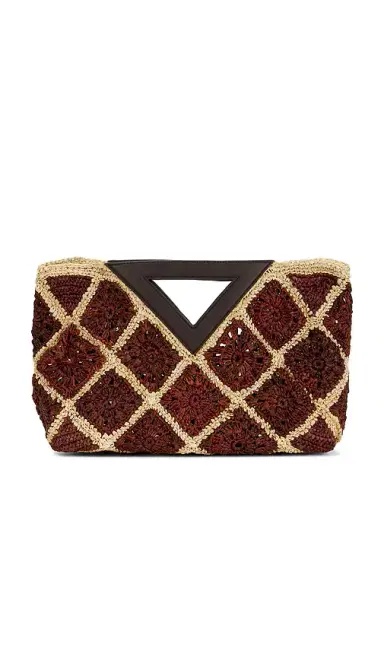 Veronica Beard Crochet Raffia Vesper Bag | Thumbnail 2