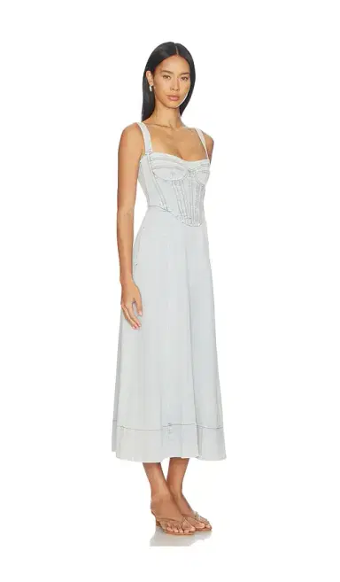 Bardot Lilah Denim Midi Dress | Thumbnail 2