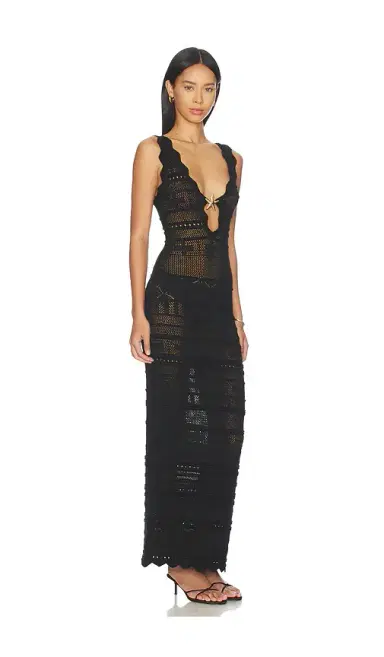 MORE TO COME Cattleya Crochet Maxi Dress | Thumbnail 2