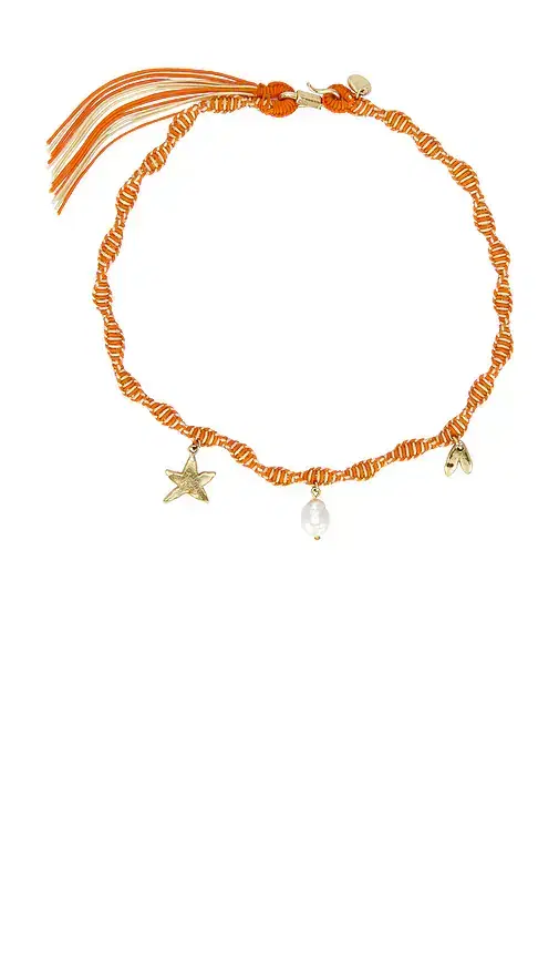 Alemais Calypso Macrame Charm Necklace