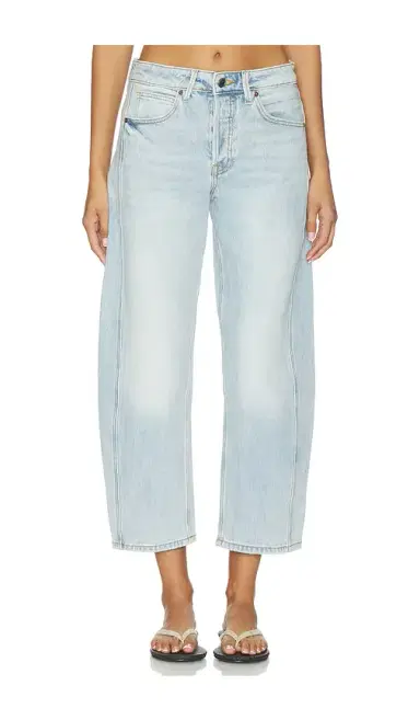 GOOD AMERICAN High Barrel Ankle Jeans | Thumbnail 1 GOOD AMERICAN High Barrel Ankle Jeans | Thumbnail 1