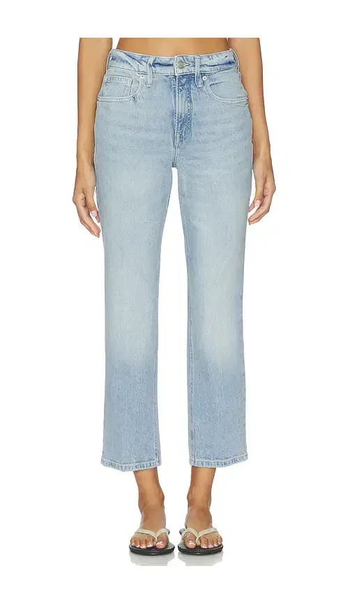 Good American Good Icon Straight Ankle Jeans