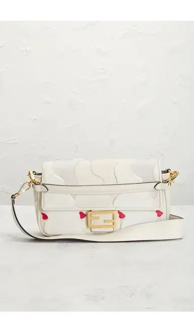 Fendi Mink Fur Nappa Faces Baguette Shoulder Bag | Thumbnail 2