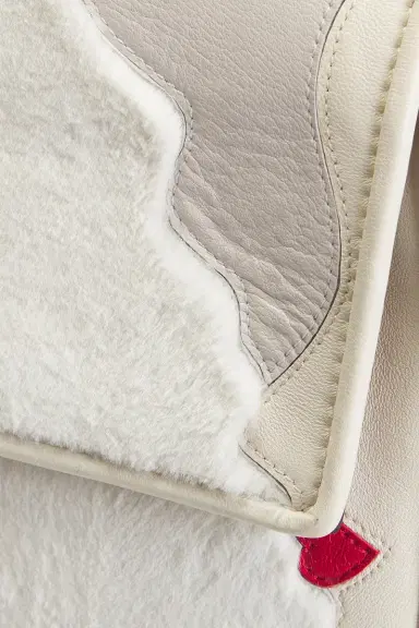 Fendi Mink Fur Nappa Faces Baguette Shoulder Bag | Thumbnail 10