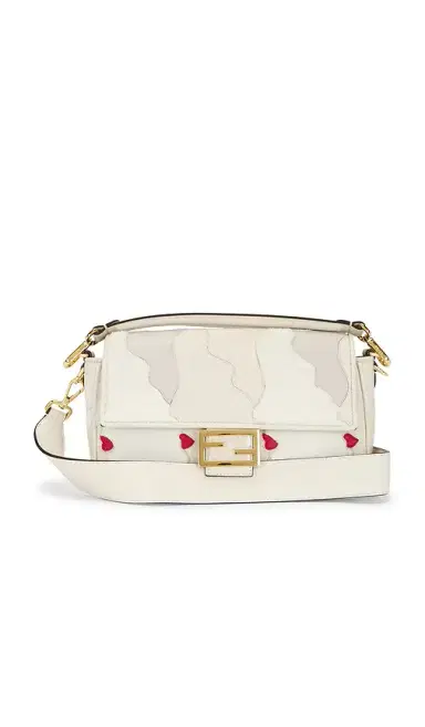 Fendi Mink Fur Nappa Faces Baguette Shoulder Bag | Thumbnail 1