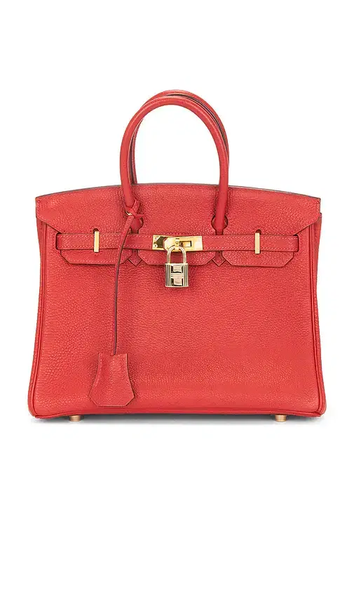 FWRD Renew Hermes Togo Birkin 25 Retourne Handbag