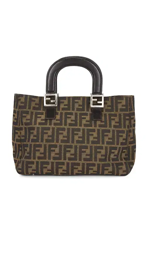 FWRD Renew Fendi Zucca Handbag