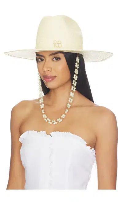 Ruslan Baginskiy Double Chain Strap Cowboy Hat | Thumbnail 1 Ruslan Baginskiy Double Chain Strap Cowboy Hat | Thumbnail 1