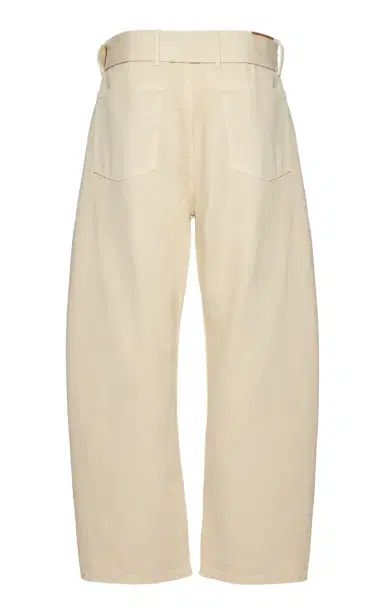 Magda Butrym Rigid Wide-Leg Beige Jeans | Thumbnail 2