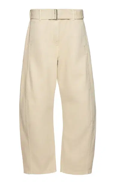 Magda Butrym Rigid Wide-Leg Beige Jeans | Thumbnail 3