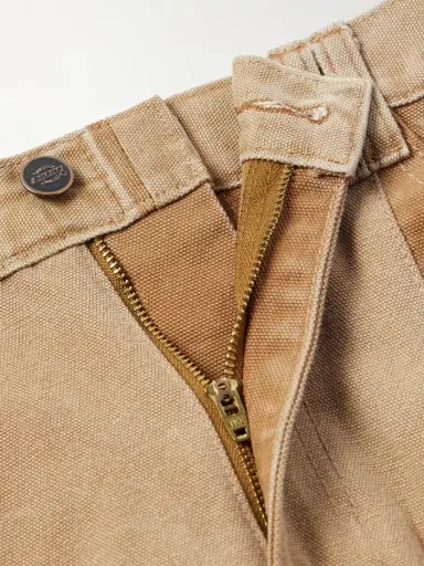 Kartik Research Zardozi Straight-Leg Embellished Paneled Cotton-Canvas Trousers - Men | Thumbnail 6