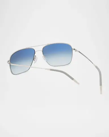 Oliver Peoples Men's Clifton Metal Navigator Sunglasses | Thumbnail 2 Oliver Peoples Men's Clifton Metal Navigator Sunglasses | Thumbnail 2