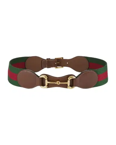 Gucci Elastic Web Belt With Horsebit | Thumbnail 1 Gucci Elastic Web Belt With Horsebit | Thumbnail 1