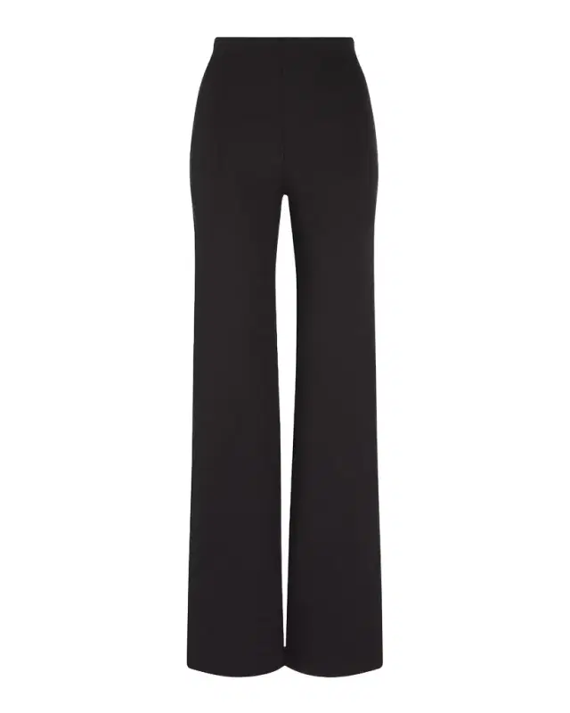 Neoprene Wide-Leg Pants