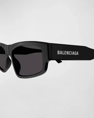 Balenciaga Logo Acetate Rectangle Sunglasses | Thumbnail 2 Balenciaga Logo Acetate Rectangle Sunglasses | Thumbnail 2