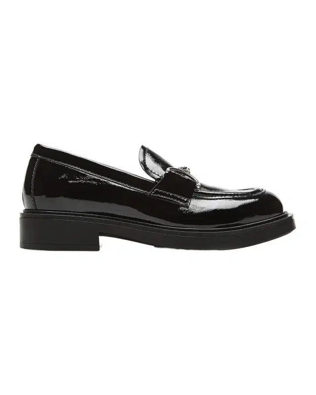 Celine Patent Chain Slip-On Loafers