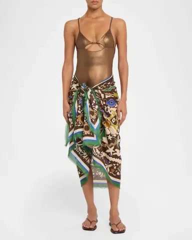 ALÉMAIS Maroc Cotton Pareo Coverup | Thumbnail 2
