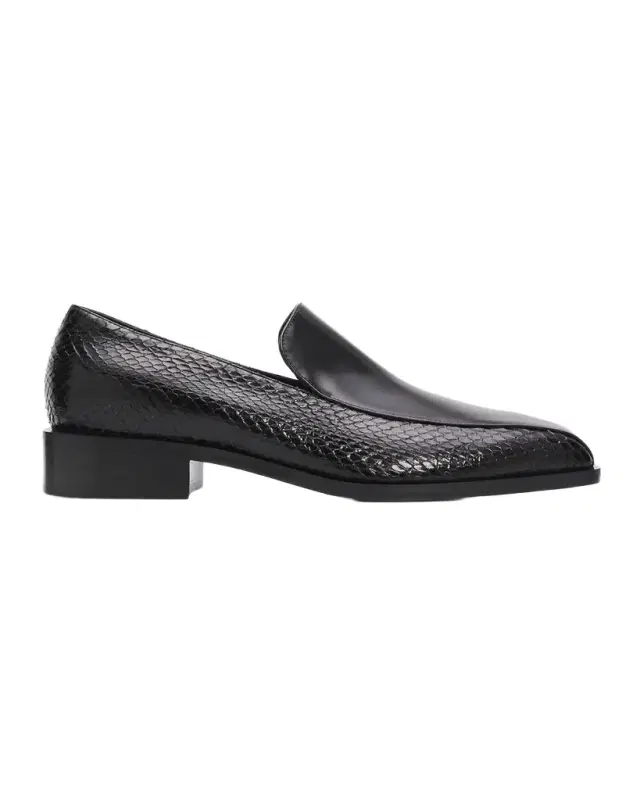 Giuseppe Zanotti Men 's Python Leather Square-Toe Dress Loafers