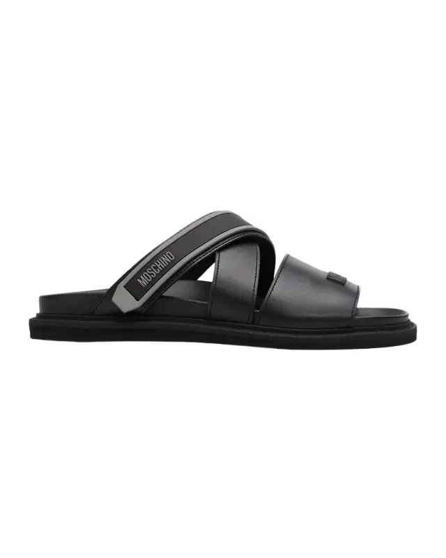 Men 's Leather Slides